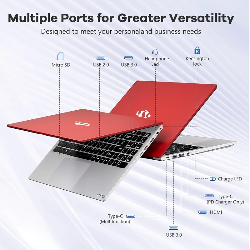 NIMO 15.6" AI-Creator-Laptop, 6-Core AMD R5-6600H 16GB RAM 1TB SSD FHD IPS image 5