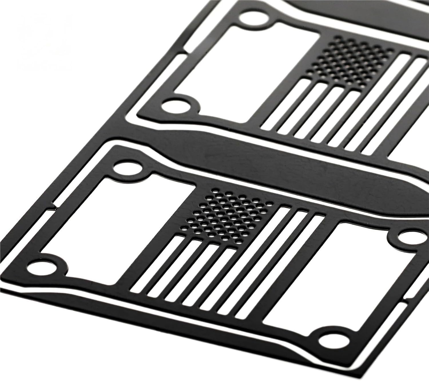 1/6 Taillight Cover Trim Metal Tail Lamp Shade Decor Piece Protector Lampshade AXIAL SCX6 Wrangler RC Crawler Car Upgrade Parts(1pair Star Black)