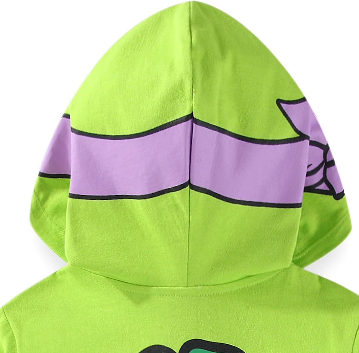 Nickelodeon Teenage Mutant Ninja Turtles Donatello Boys Cosplay Hooded Coverall for Toddler and Big Kids - Image 7