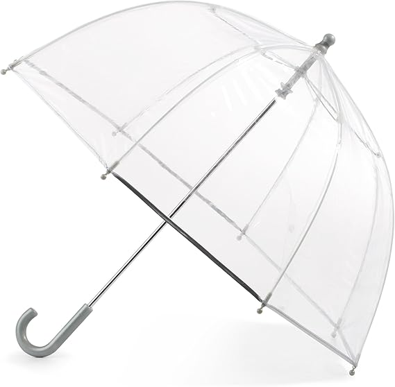Totes kid's' clear bubble umbrella dots Clearance