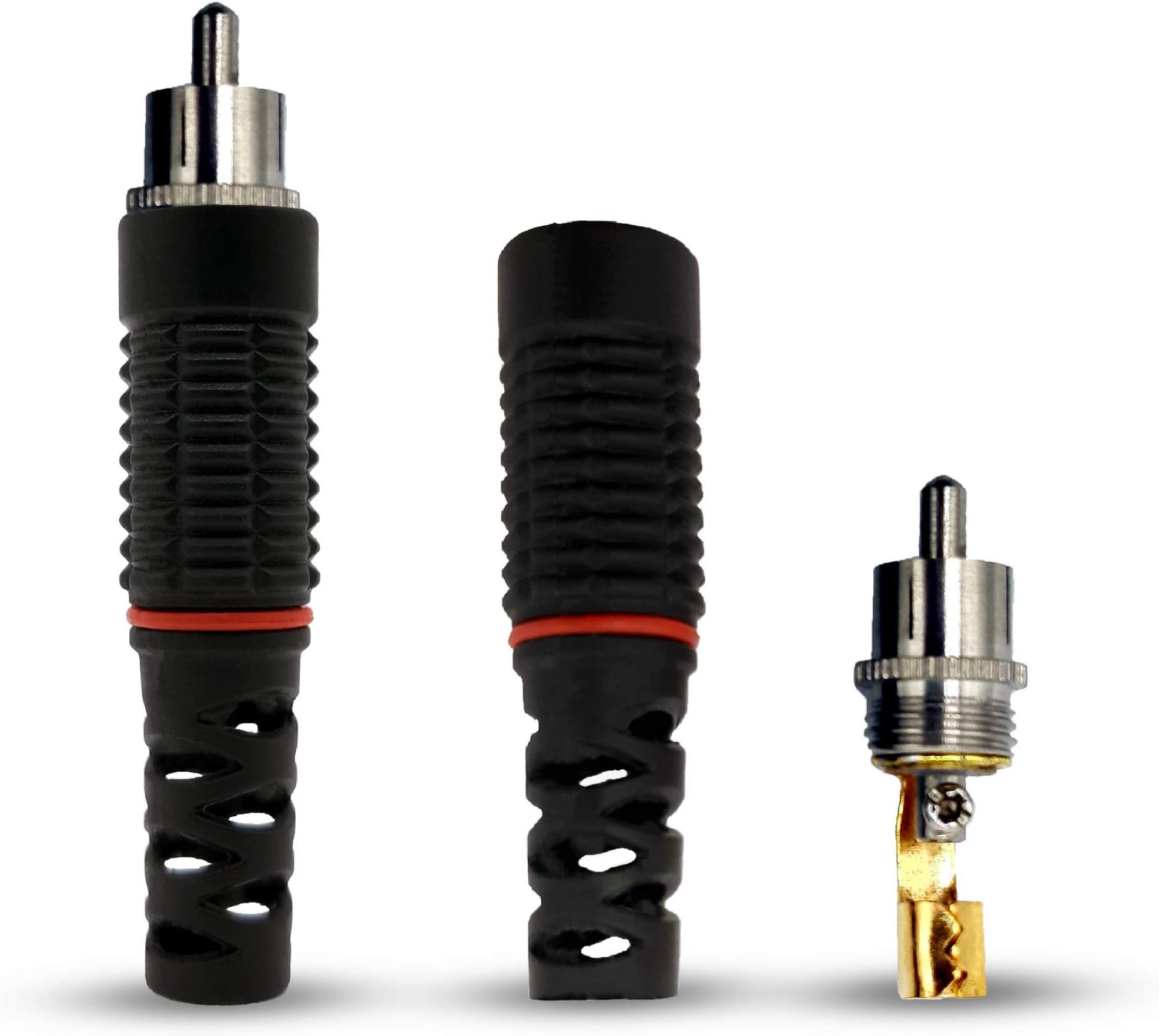 Smart Eye RC Pin Male Connector for CCTV Camera 5,Black