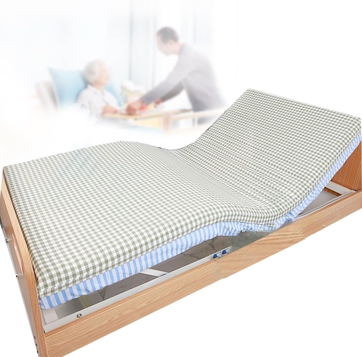 Colchón Antiescaras Para Atención Hospitalaria Domiciliaria,Alivia La Presión,Colchón Para El Reposo En Cama,Alivia Y Previene Las Úlceras Por Presión,Esponja De Alta Densidad,Lavable 90x190cm