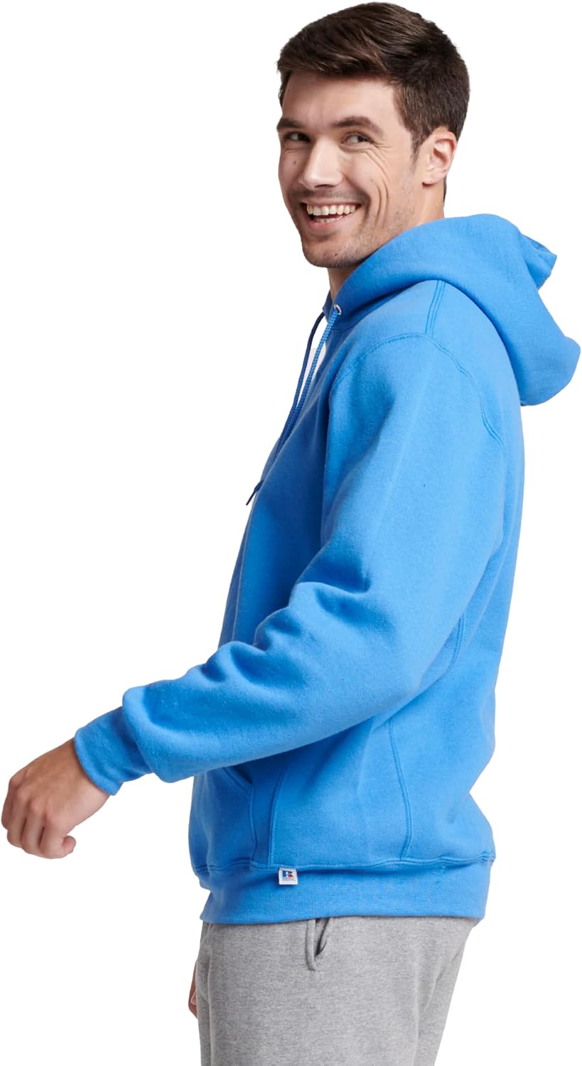 Russell Athletic mens Dri-power Fleece Hoodies, Moisture Wicking, Cotton Blend, Relaxed Fit, Sizes S-4x image 3