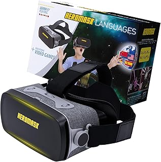 Heromask: VR Headsets for Children + Language Game to Learn Spanish, English.. learning game for 5-12 years, Educational Toy