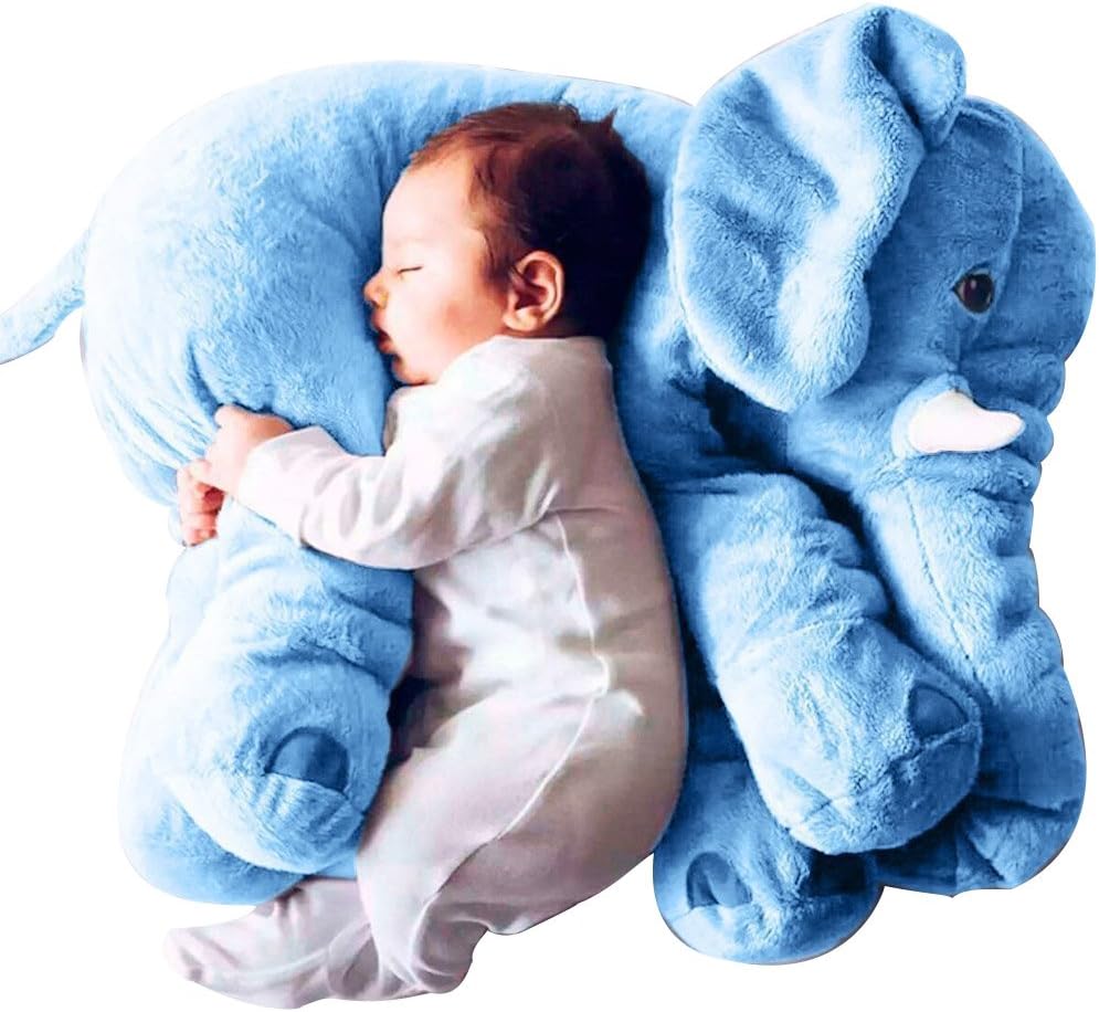 Pelande Elephant Cuddly Toy stuff Plush Toys Large kids friend (blue)