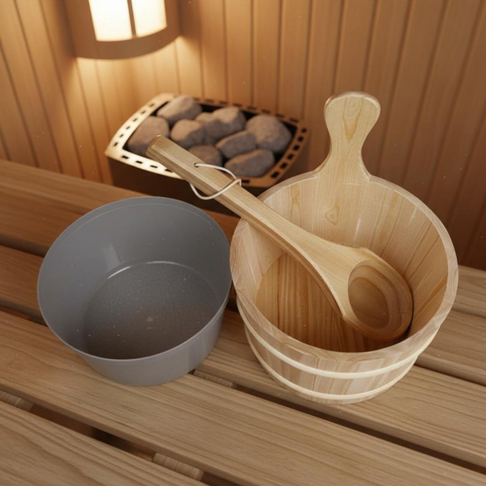 Sauna Bucket Luz para Baño de Lámpara para Sauna Aplique de Pared Plafón Resistente Carcasa Robusta y Cristal Antiimpacto Protección contra Humedad
