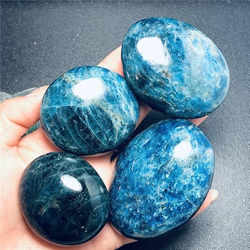 JUIYU Pedra de cristal natural apatita cristal pedra áspera amostra presentes (tamanho: 70-90G)