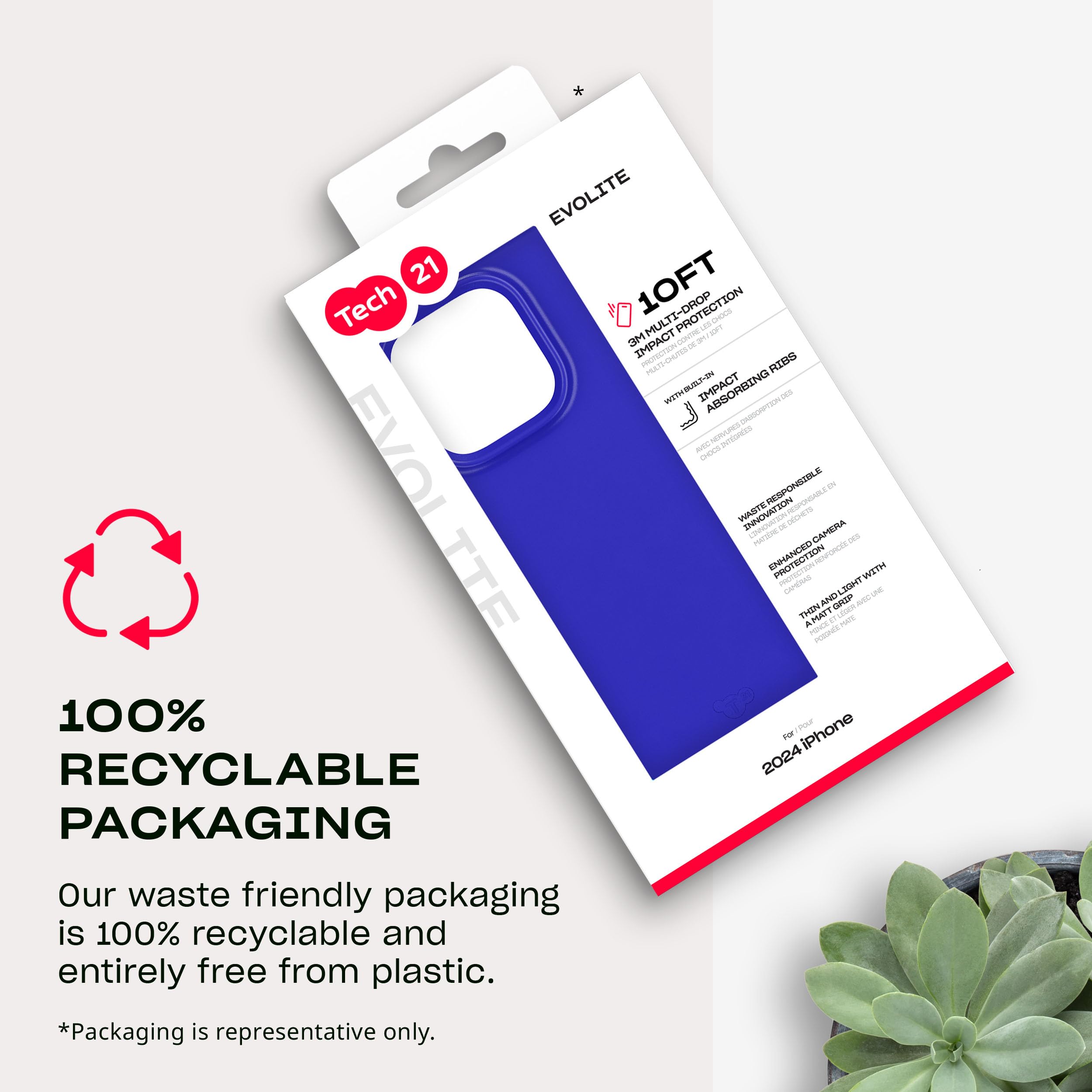 Tech21 EvoLite For IPhone 16 Pro Ultra Thin - Impact