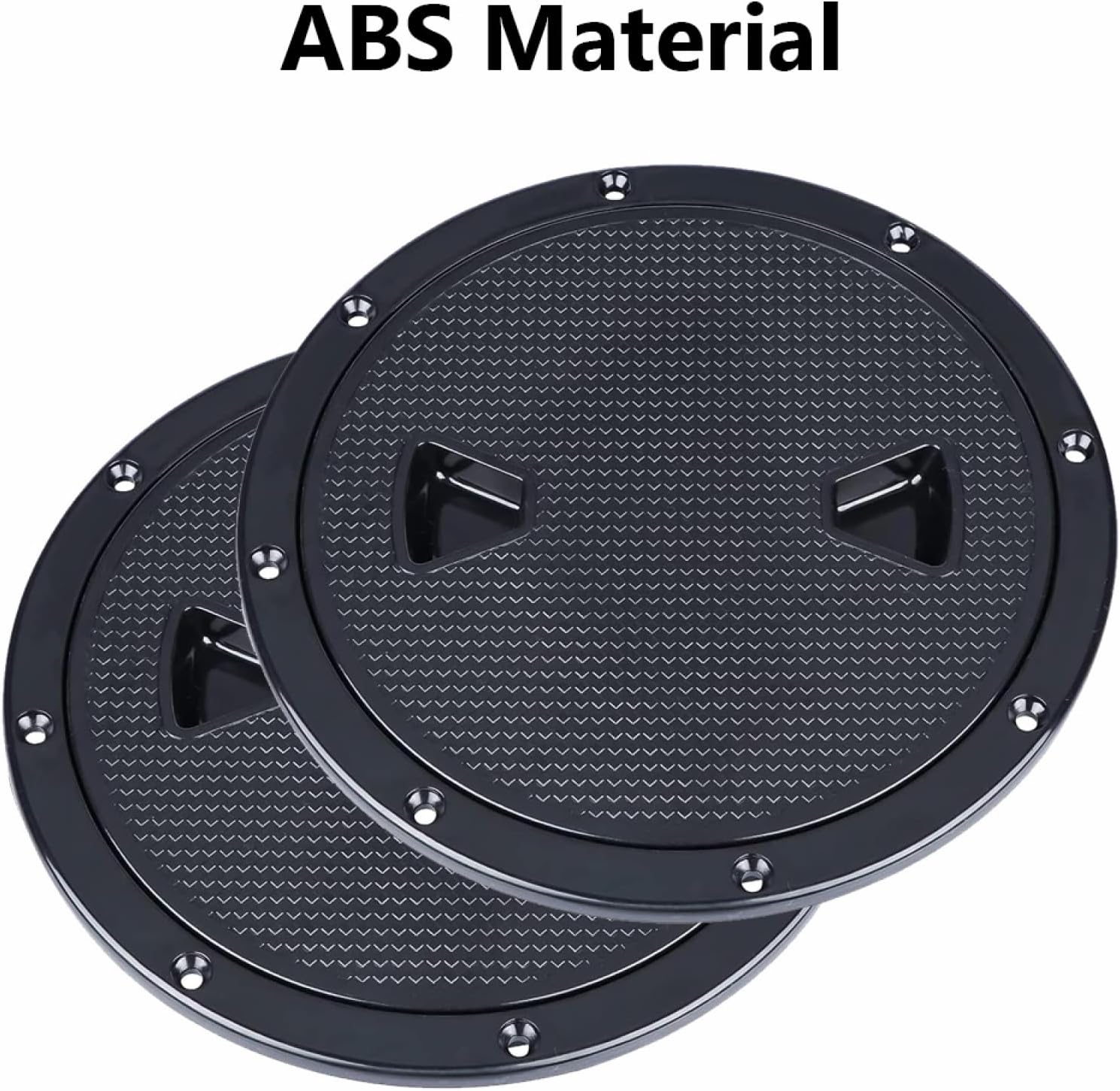 Round Non Slip Boat Hatch, Detachable Cover for Ships RV Outdoor Facilities, ABS (8in)