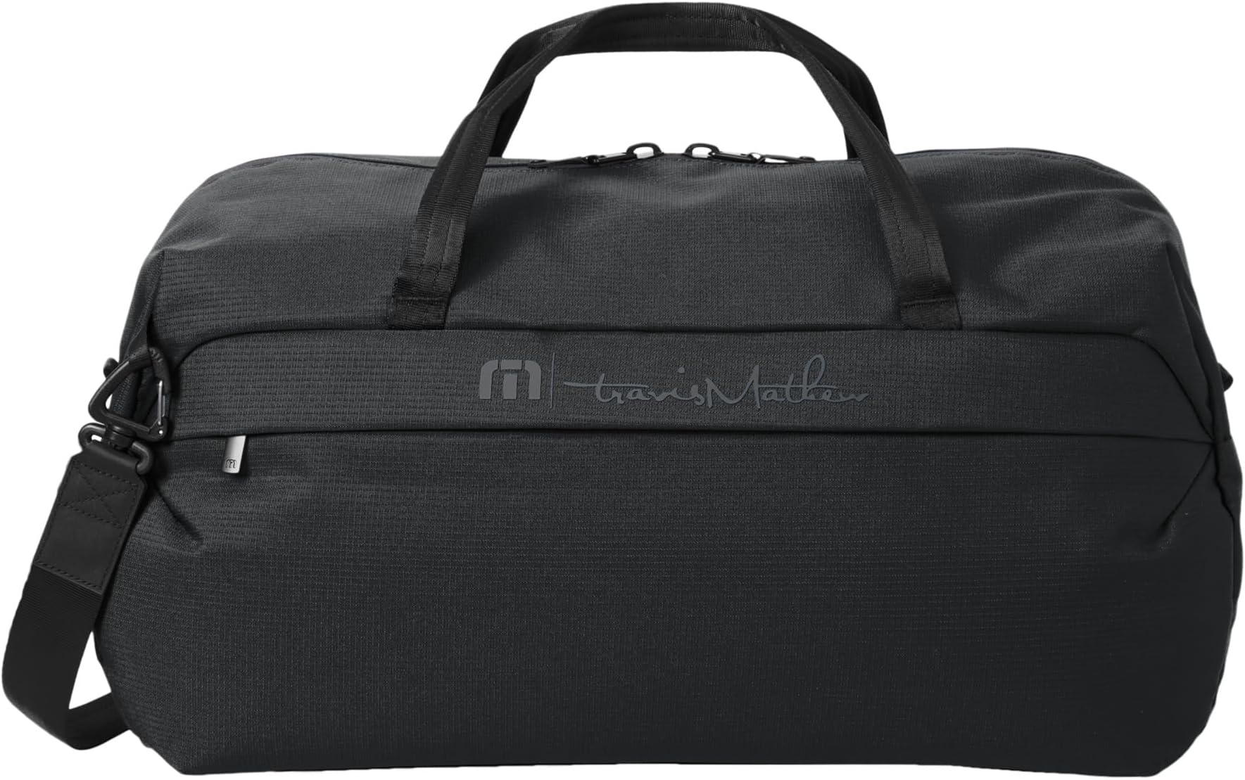 Lateral Duffel Weekender Bag, Black