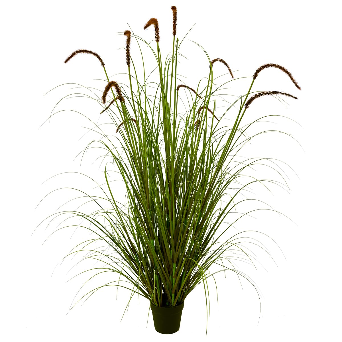 AfanD Artificial Plant 5ft(1pack) Tall Artificial Grass Plant,Faux Plants Indoor Home Decorative Artificial Plants & Flowers in Pot Fake Plant, House