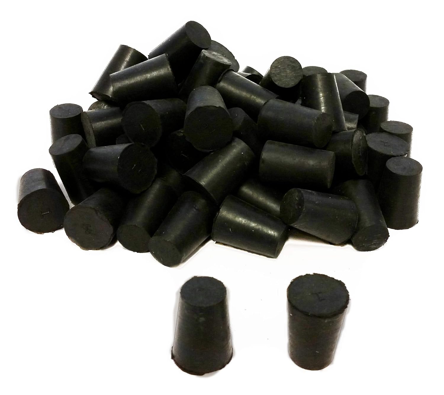 RS-1 | GSC International RS-1 Rubber Stoppers, Size 1, Solid (1-Pound Pack)