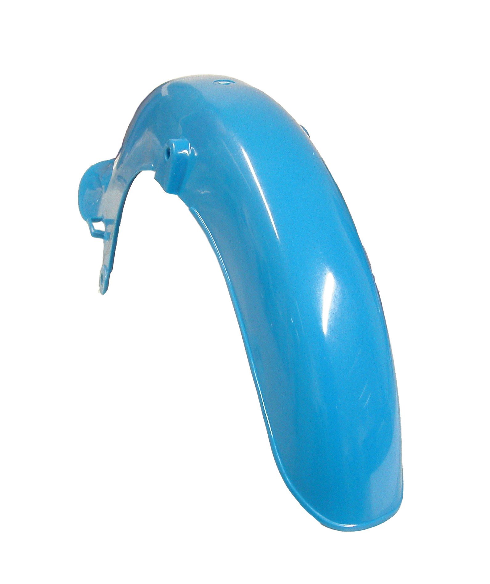 Motorcycle front mudguard, blue, in plastic, compatible with/replacement for Honda C50, C70, C90