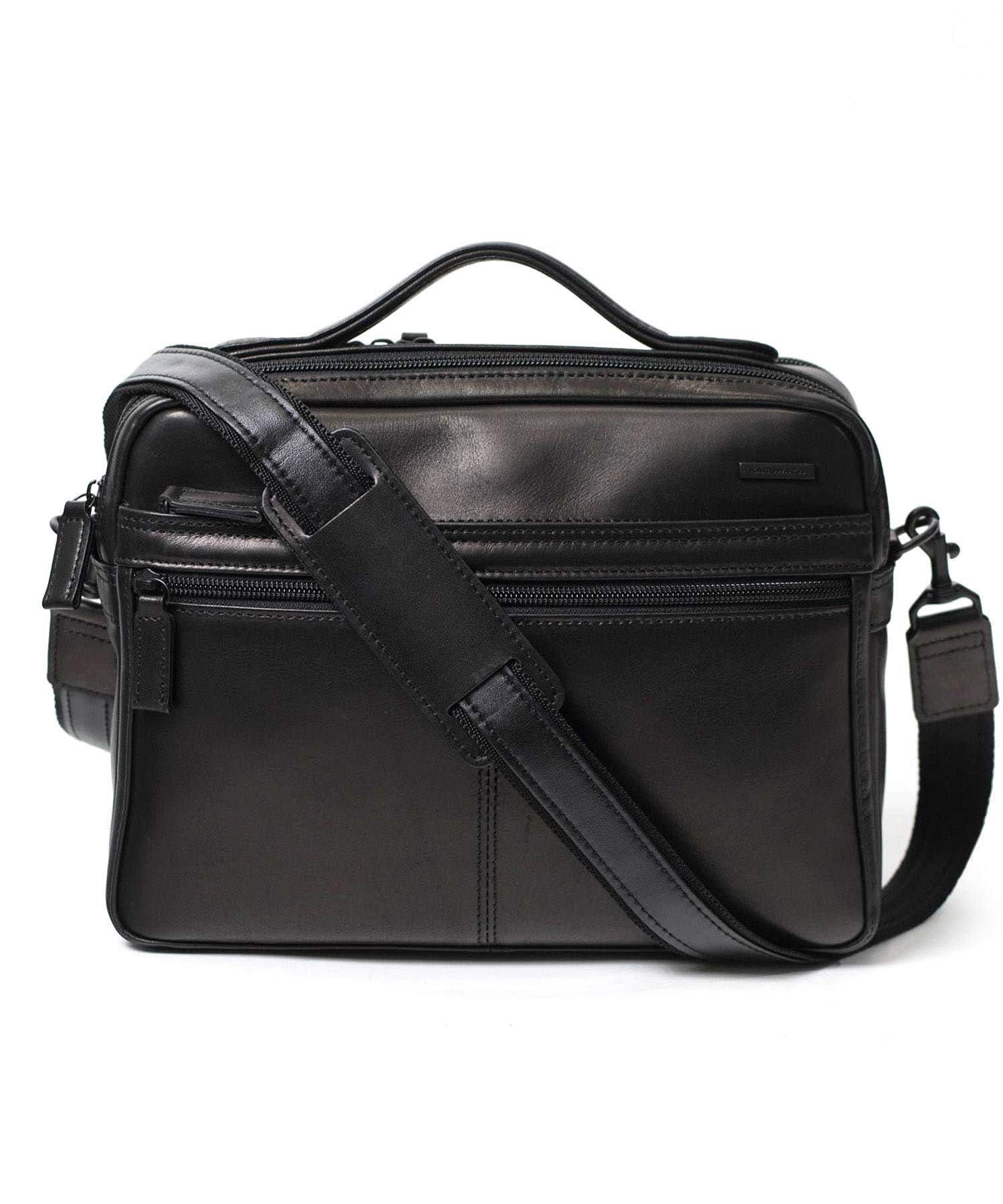 Amazon | [カルワザ] レザーショルダーバッグ 横型 018133 軽業  