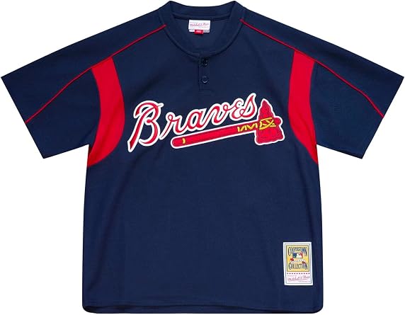 Mitchell & Ness MLB Atlanta Braves Chipper Jones 2003 Authentic Pullover Jersey M