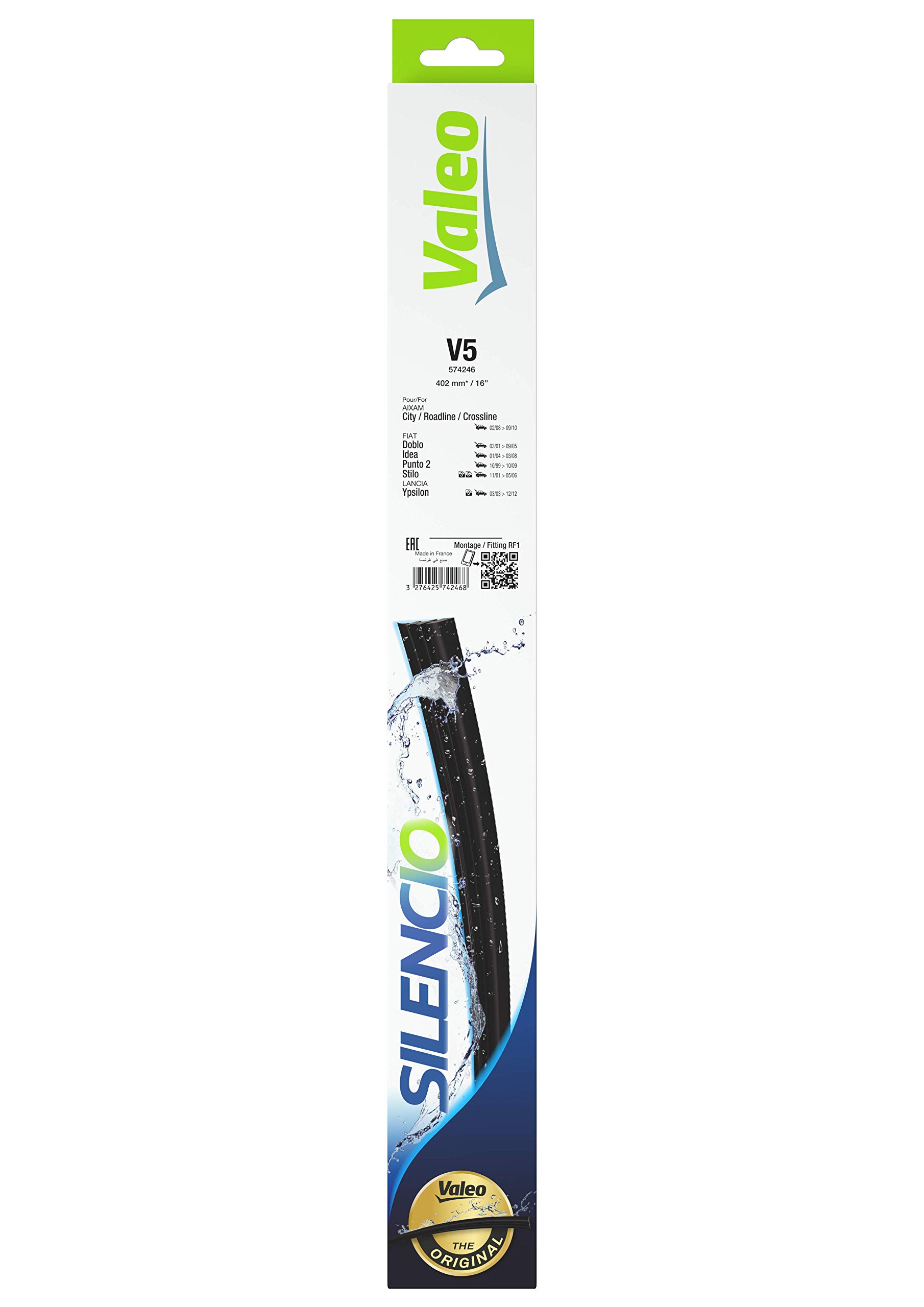 Valeo Silencio spazzole tergicristallo VM415-574328 Montaggio anteriore Lunghezza: 700mm/650mm Set di 2 spazzole tergicristallo per veicoli con guida a destra e a sinistra