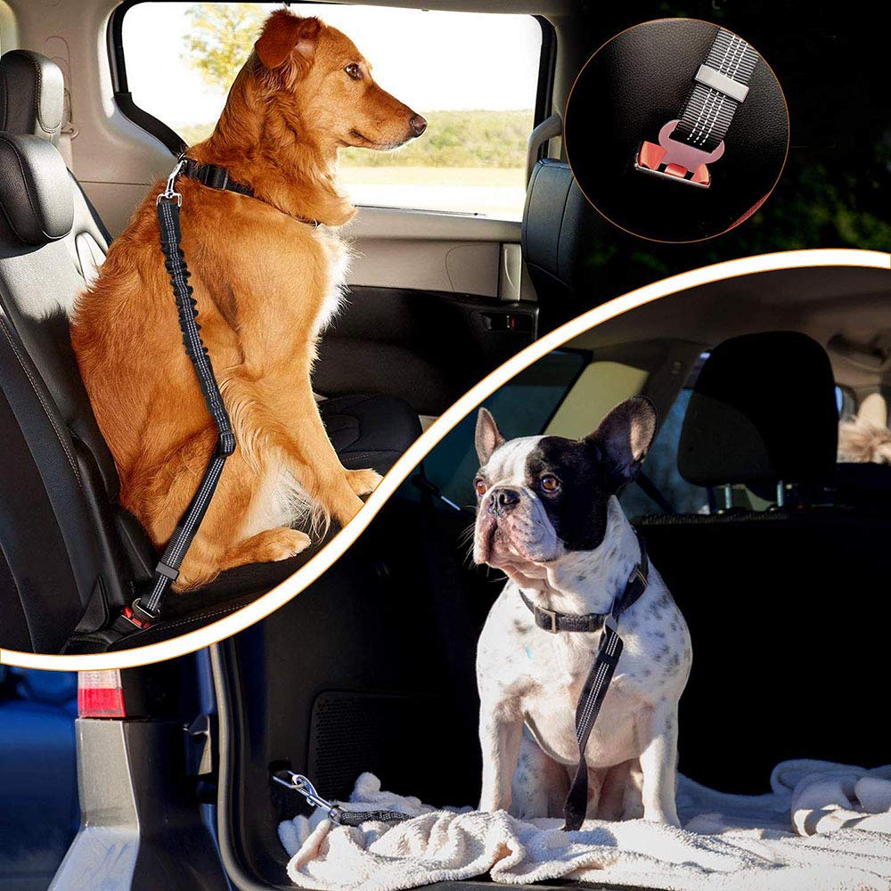 Corde De Remorquage Pour Animaux De Compagnie Ceinture de sécurité chien de sécurité de chien à niveau améliorée Ceinture de sécurité for animaux de compagnie de sécurité for véhicule Nylon de sécurit