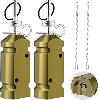 2 Pack Perimeter Trip Alarm-12 Gauge Camping Trip Wire Alarm Device for Outdoor and Property Safety/Bear Deterrent (Adapter Not Included)
