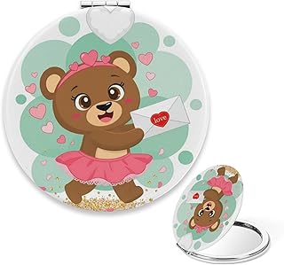 Mirror Compact, Cute Ballerina Bear Portable ...