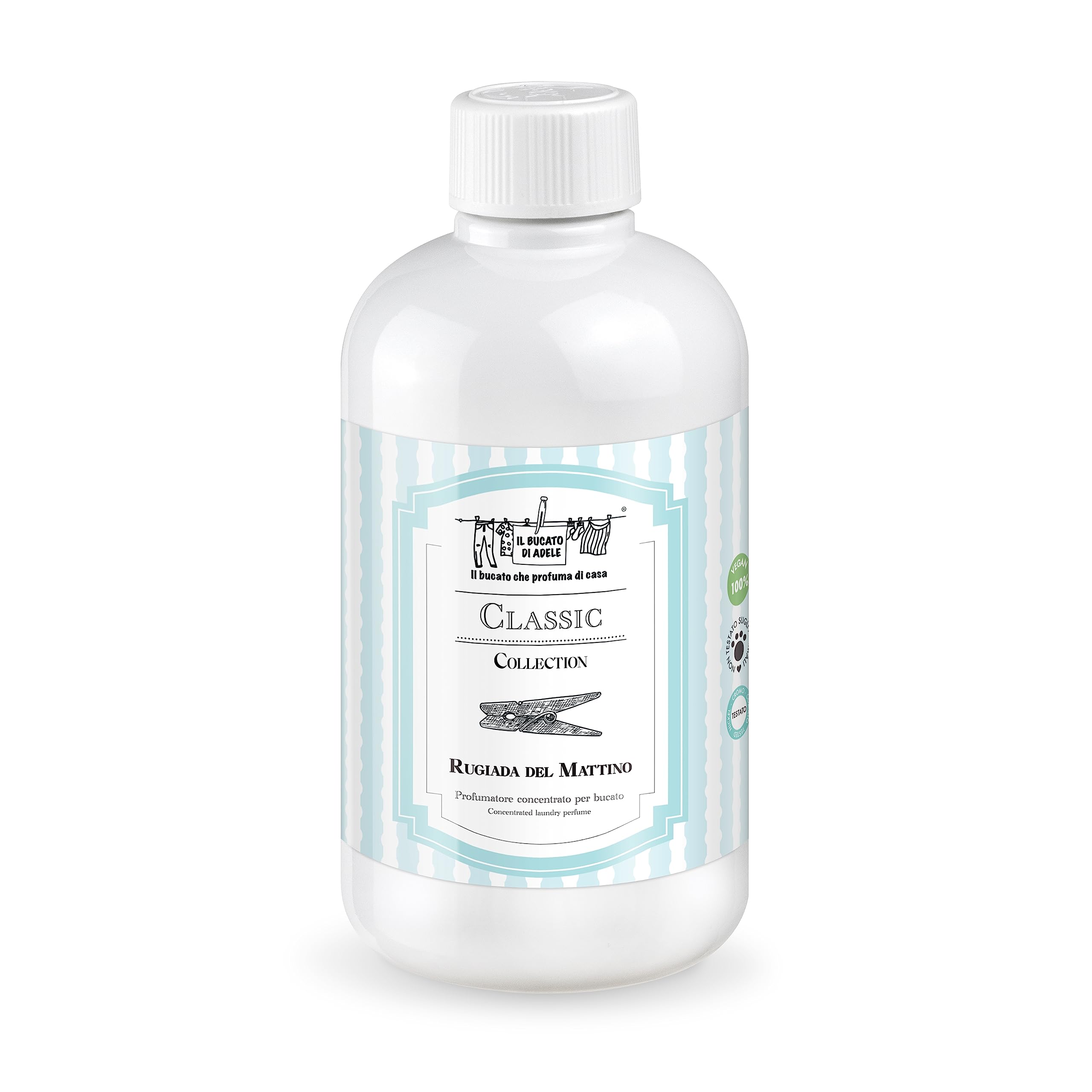 IL BUCATO DI ADELE il bucato che profuma di casa | Parfum pour lave-linge, Fragrance Rugiada del Mattino, Format 500 ml
