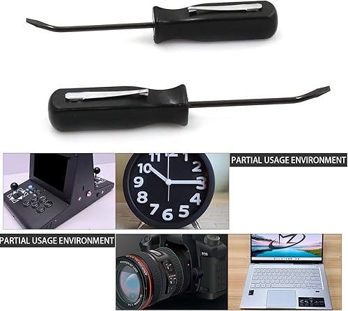 Miniatura 5 de Multifunción Mini Pocket Pry Bar con Clip de Bolsillo 4.5 "Longitud Negro Herramienta de Reparación de Coches 3 Unids