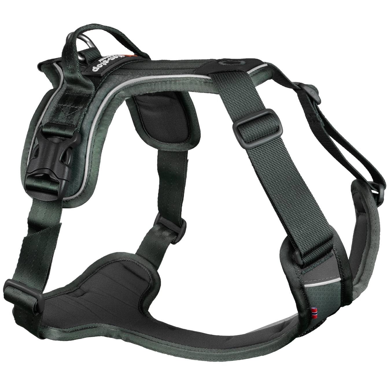Non-Stop Dogwear Ramble Harness, Green - L