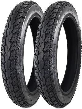 2 Pack E-Bike Tire Kids Bike Tire 14x2.125 with 2 Tubes Strong Grip Compatible Replacement Bicycle Tire for Electrc Bicycle