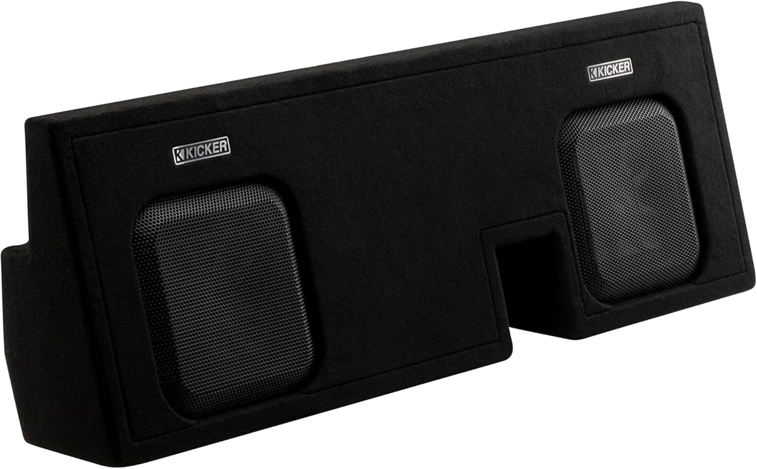 KICKER KTDL7T102 L7T Dual 10" Subwoofer System for Gen2/3 Toyota Tacoma® Trucks (51KTDL7T102), Behind Backseat Enclosure Designed to Fit Most 4-Door Cabs 2005-2023, 1000 Watts, 2-Ohms