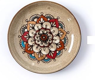 Dinner Plates Dinner Plate Chinese Round Ceramic Dinner Plates Creative Steak Western Plate can be Placed in Microwave/Dishwasher/Refrigerator Dinner Plate (Color : C) (B)