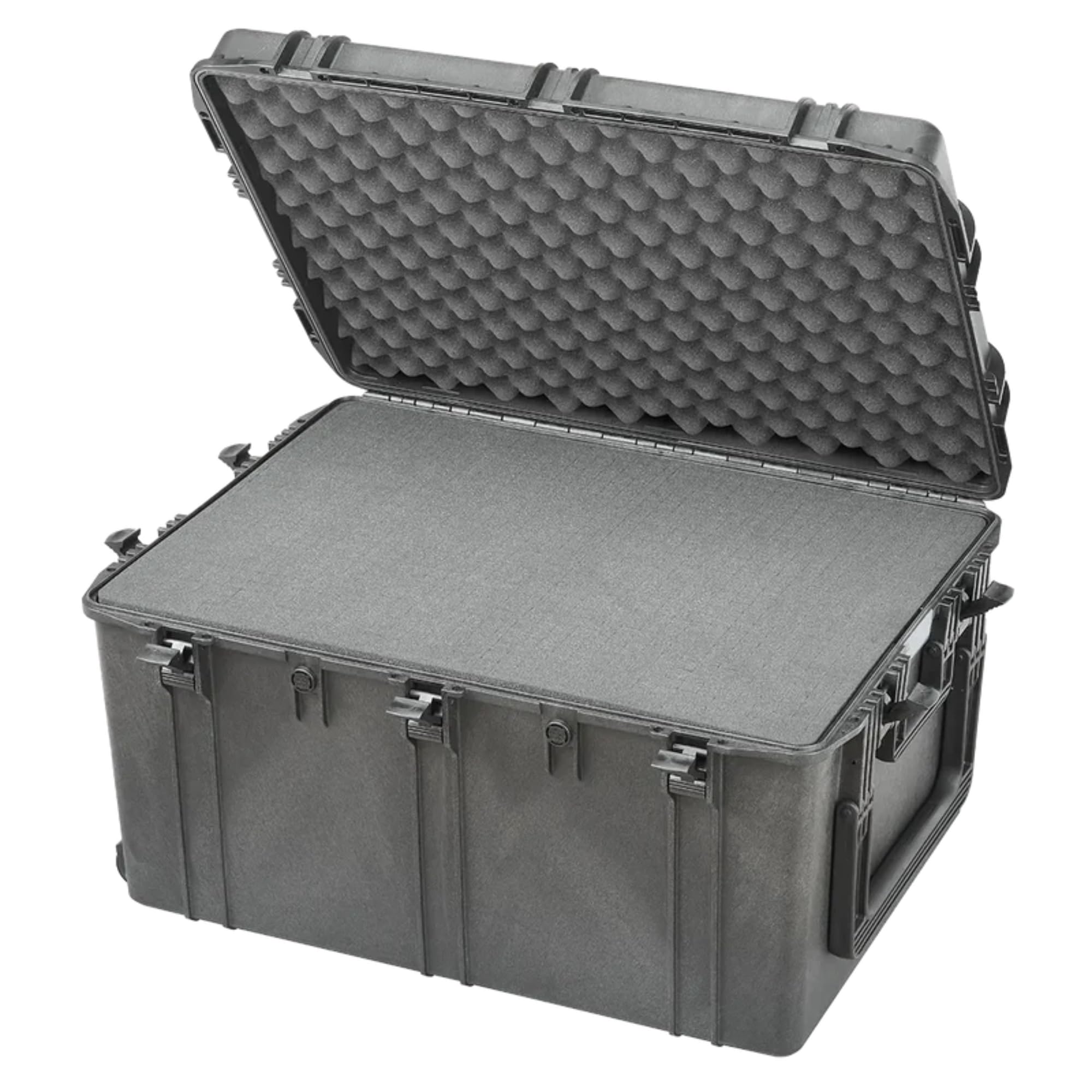 MAX Case MAX820H450S Maleta Resistente, Negro, Polipropileno, IP67 | Espuma Precortada, Impermeable, 82x60x45cm, 18.4kg