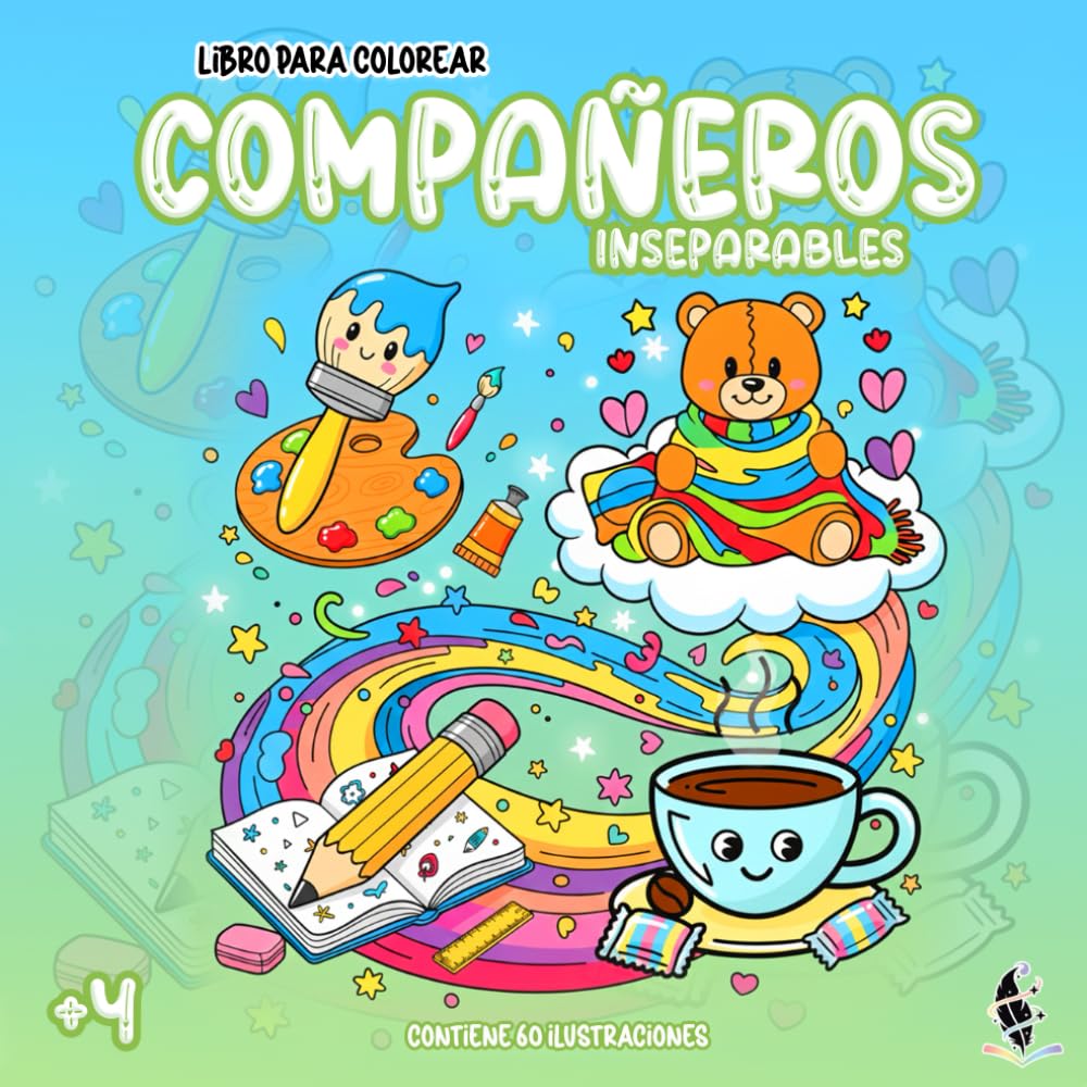Libros para colorear - Compañeros Inseparables: Edición especial - Contiene 60 ilustraciones