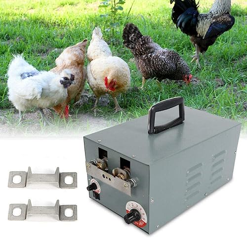 LOYALHEARTDY 110V 220-250W Eléctrica Debeaking Machine, Máquina automática de Debeaking de pollo 1500-1800 PCSh Cortador de pico de pollo (Stock de