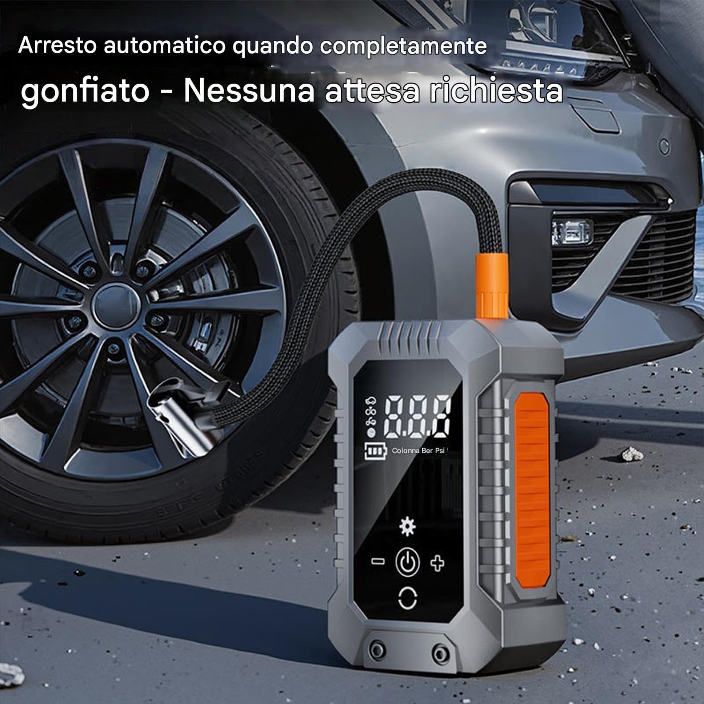 Gonfleur de pneus auto arrêt automatique électrique