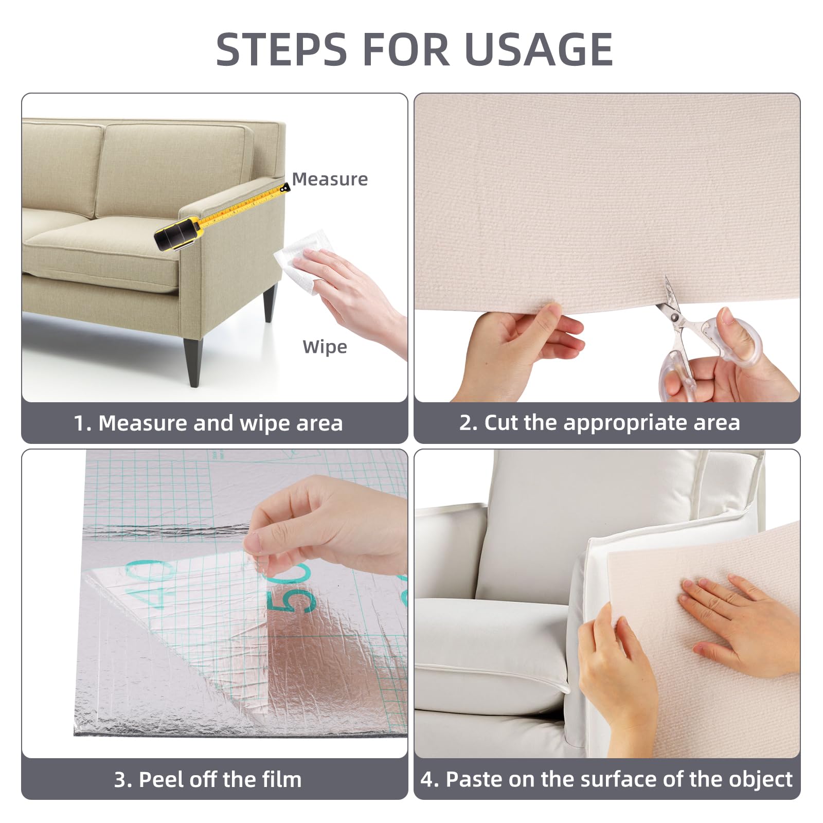 Protezione Divano Graffi Gatto: DIY Tiragraffi per Divano Tappeto Tiragraffi per Gatti Autoadesivo 200x40cm - Ideale per Divani, Mobili e Pareti, Sisal e Moquette (Beige, 40×200cm)