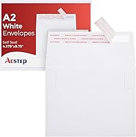 Vista 8 de ACSTEP Paquete de 100 sobres de papel kraft de 5 x 7 pulgadas, sobres marrones A7 autosellados para bodas, invitaciones, fotos, postales, tarjetas