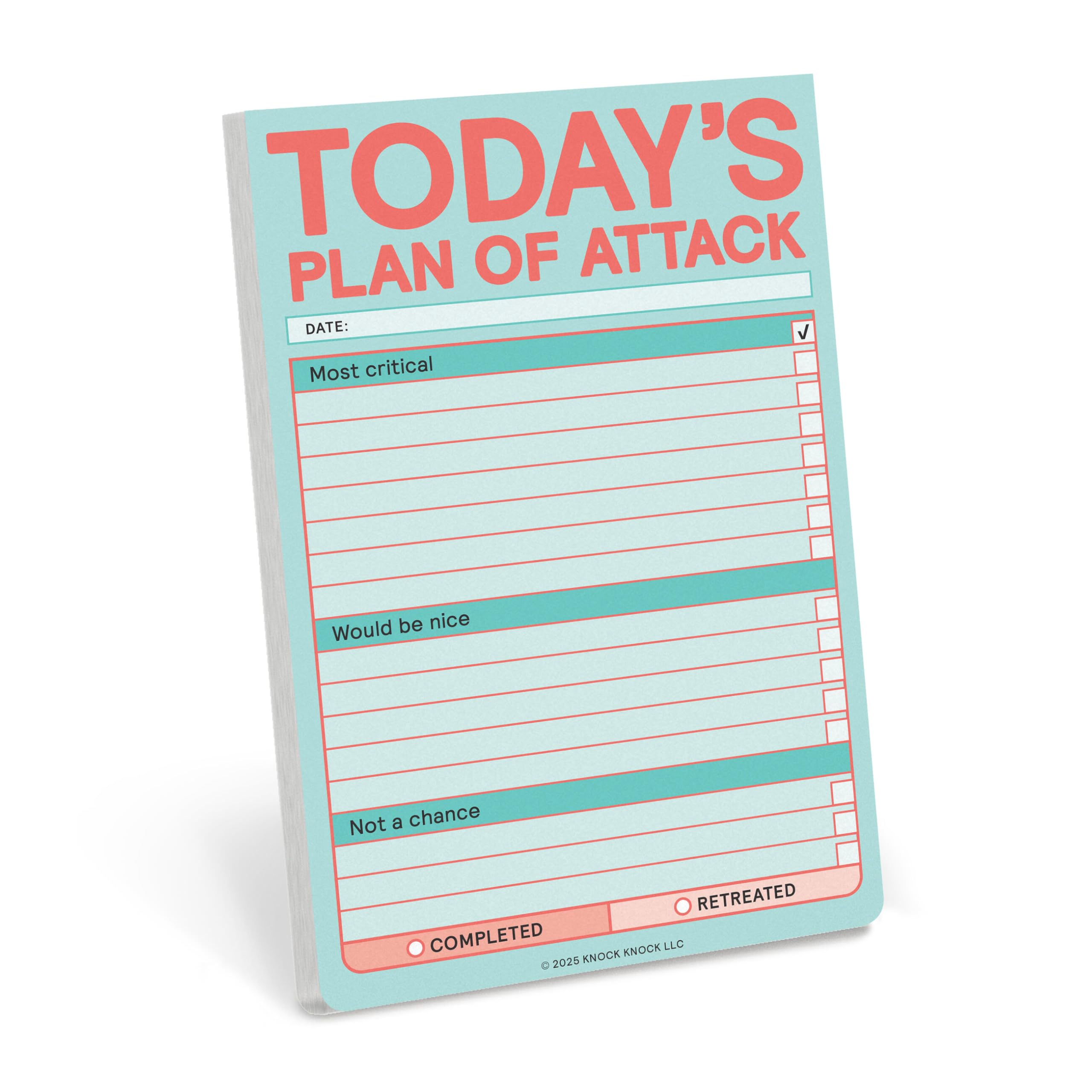 Knock Knock Today’s Plan of Attack Great Big Stickies (Pastel Version) (Knock Knock Great Big Stickies)