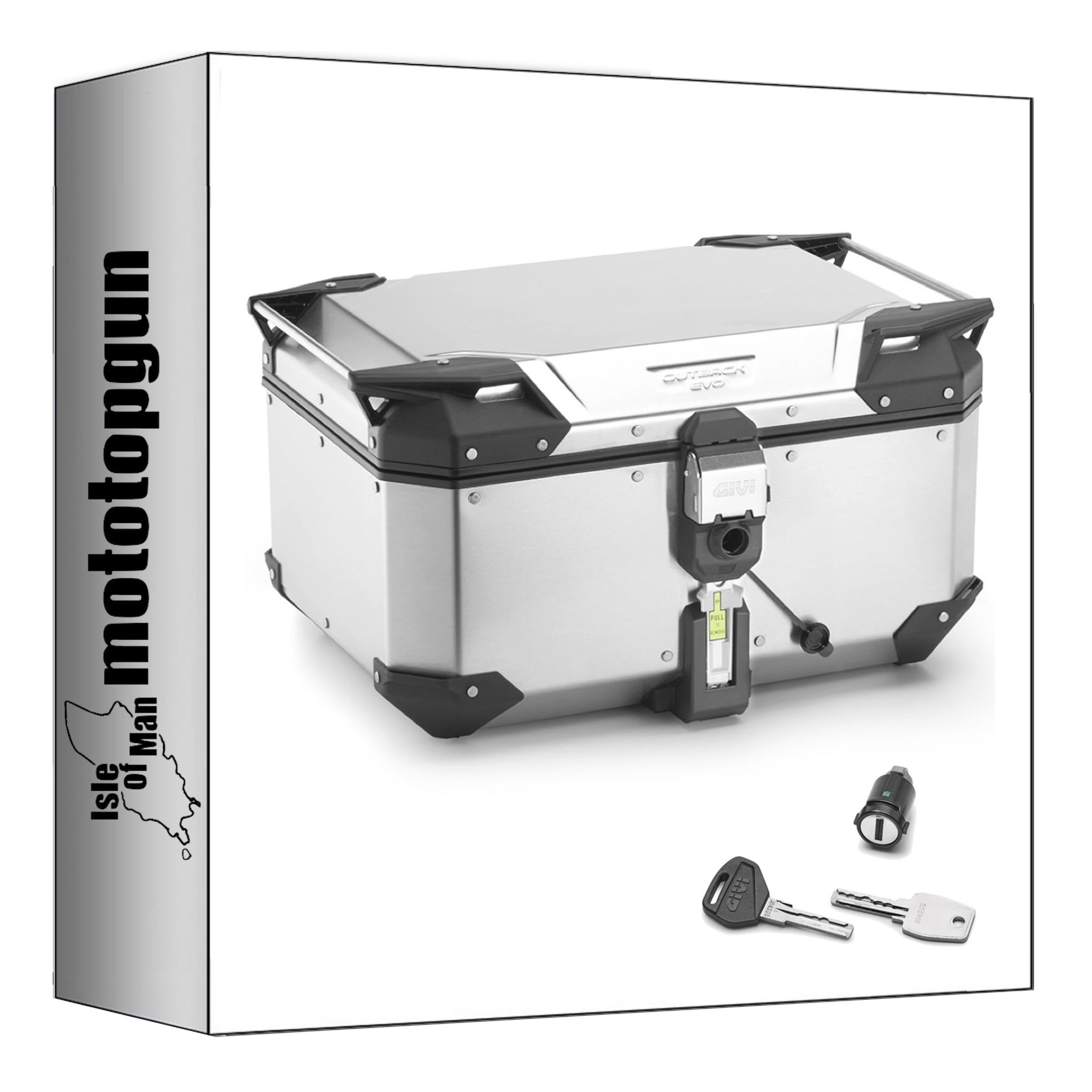 Givi Top Case OBKEV58A Aluminium Solution Bagage Étanche Transalp 1989-1993