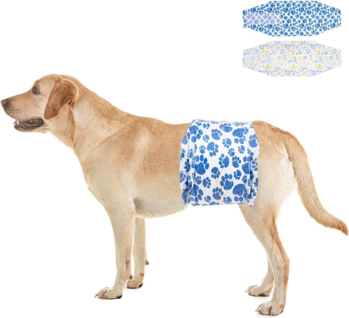 新品未開封　Dono 犬用おむつ Lサイズ20枚×5袋セット Amazon | Dono 犬おむつ 男の子用マナーベルト 長時間 高吸収 通気性