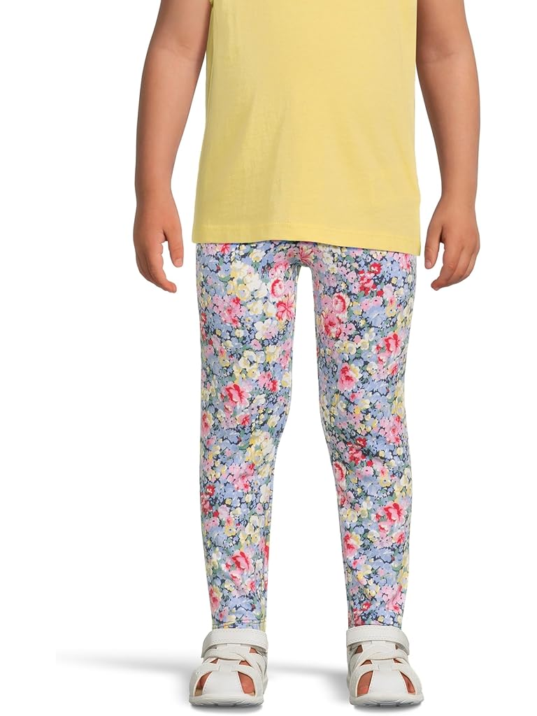 Multi Janie and Jack Floral Ponte Pants (Toddler/Little Kids/Big Kids)