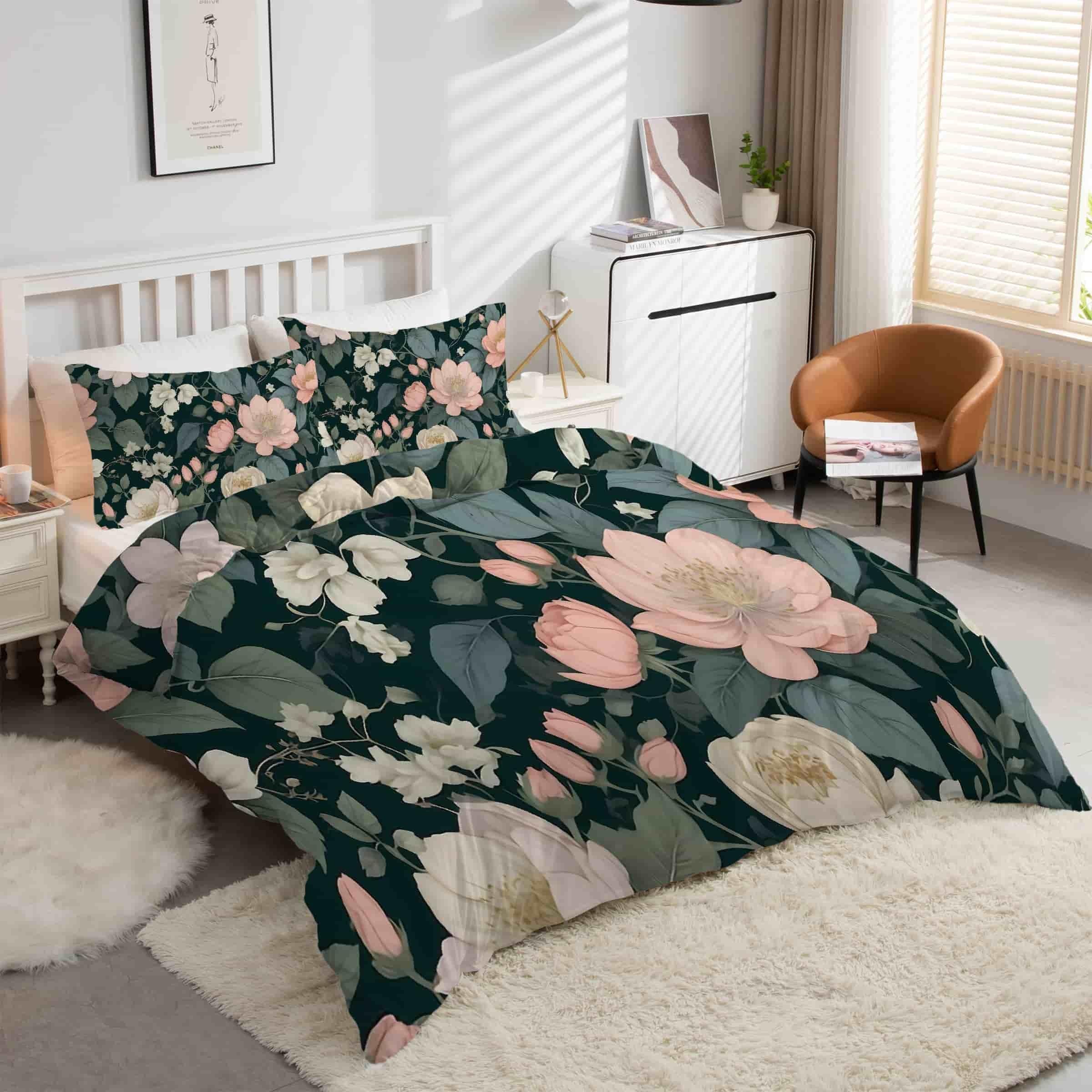 Parure de lit 90x190 microfobre douce pour en finir avec la couette qui glisse du lit