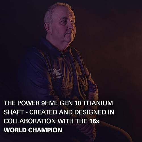 Miniatura 6 de Target Phil Taylor G10 - Cañas intermedias de titanio (1.614 in) - Paquete de 3 vástagos