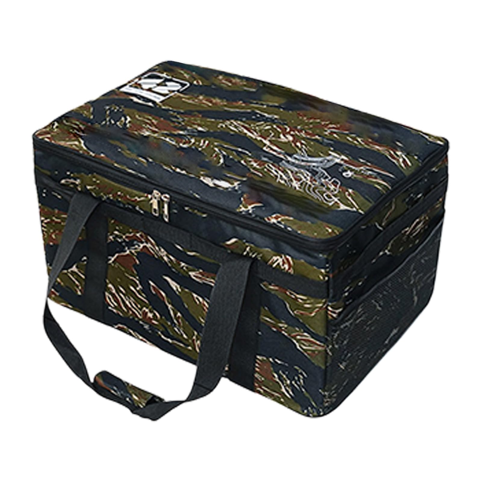 Ekoama Sturdy 600D Fabric Outdoor Storage Bag With Multiple Pockets For Camping Hiking Travel And Home Organization