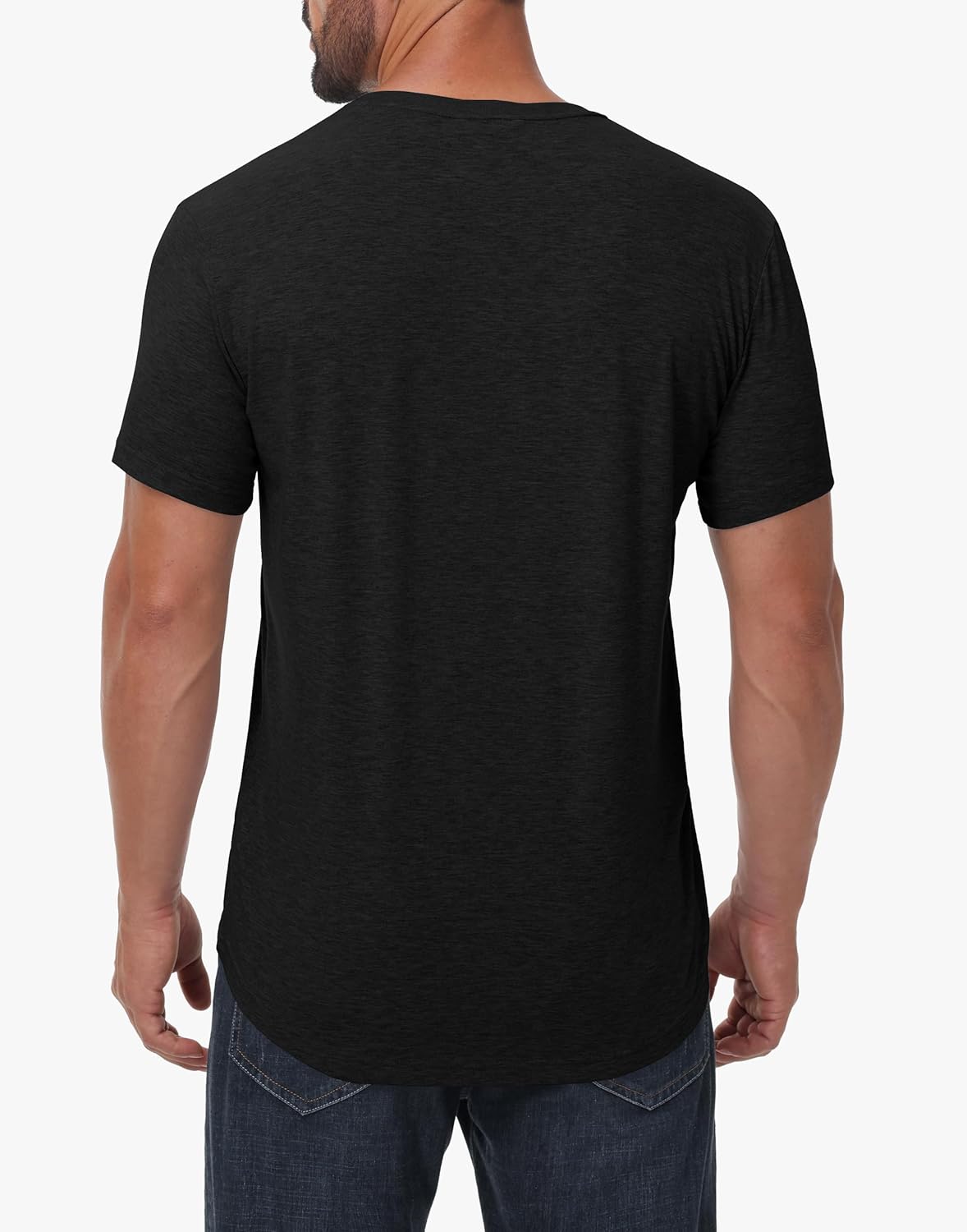 JWM Men's Henley Shirts Short Sleeve - Cotton True Classic Casual Basic Button Soild Fashion Summer T Shirts with Pocket - Image 2