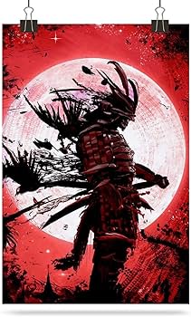 Amazon.co.jp: ポスター 日本の幽霊侍 サムライ ウォールステッカー