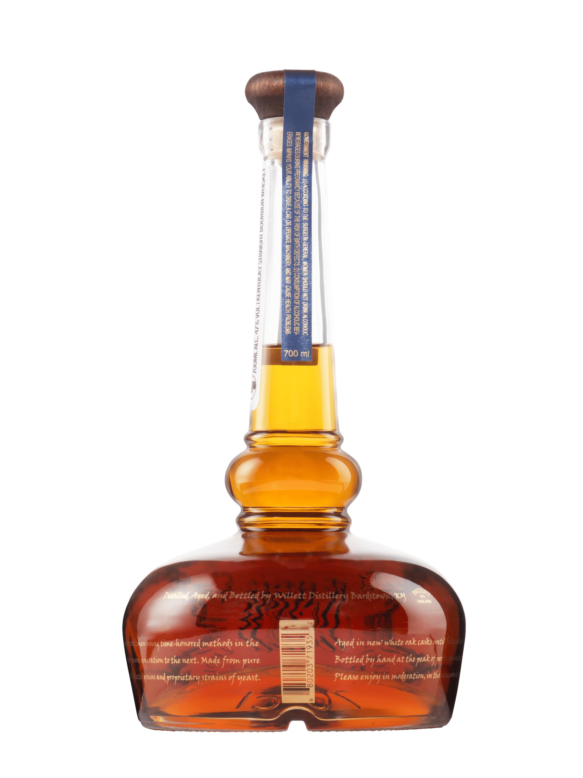 WILLETT Pot Still Reserve Small Batch Bourbon - Whisky Bourbon - 47% Alcool - Origine : Etats-Unis/Kentucky - Bouteille de 70 cl