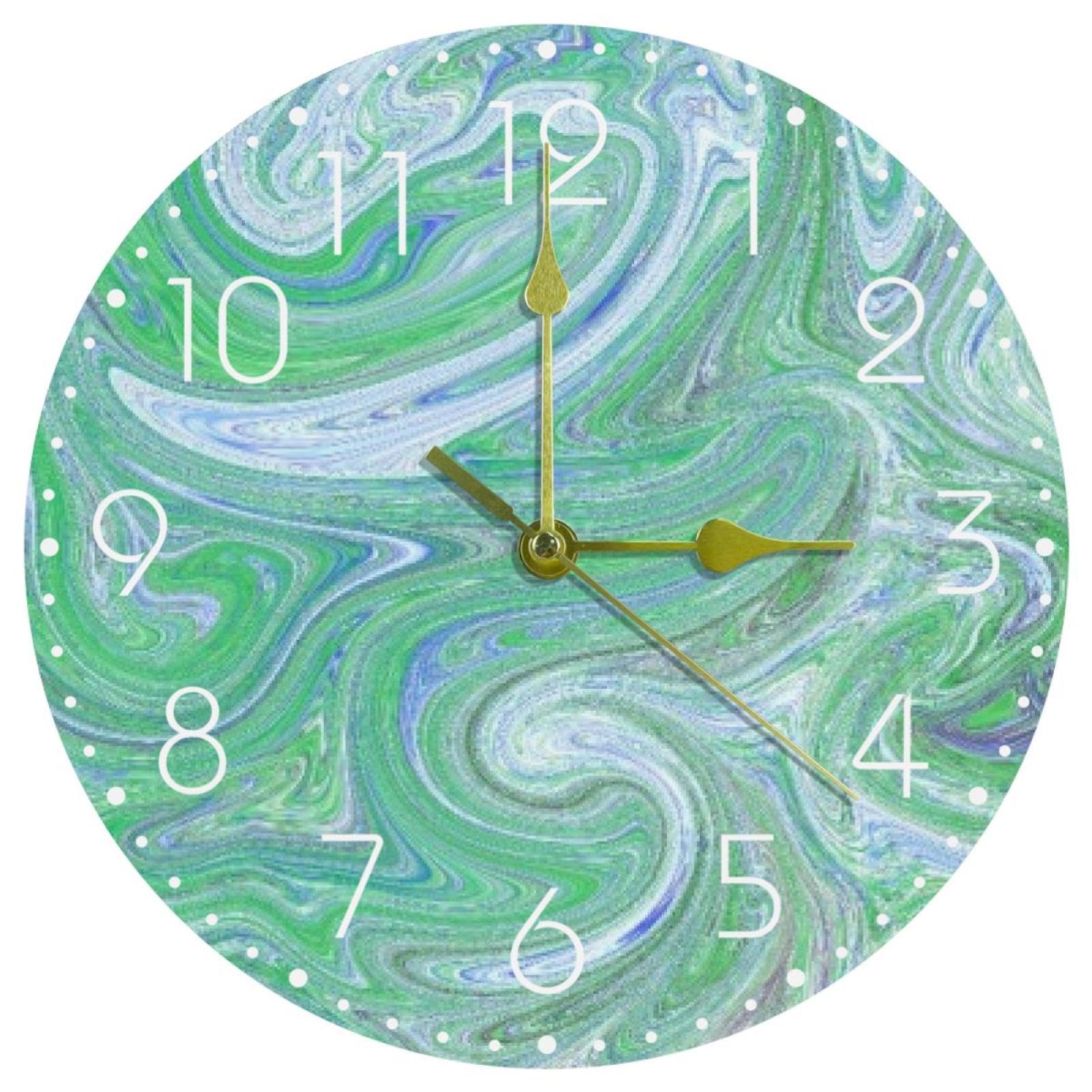 Horloge murale moderne sans tic-tac pour éliminer les bruits de l'heure