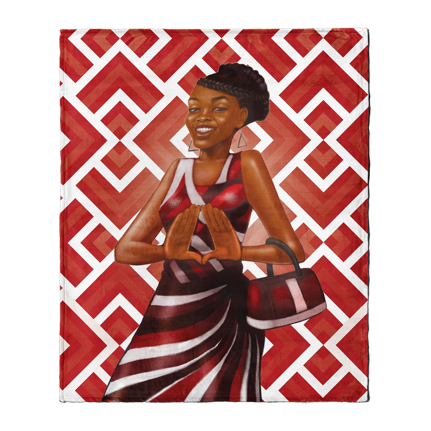 African American Expressions – Sounding The Alarm Tapestry Throw (100% Baumwolle, 4' X 5') TH-27