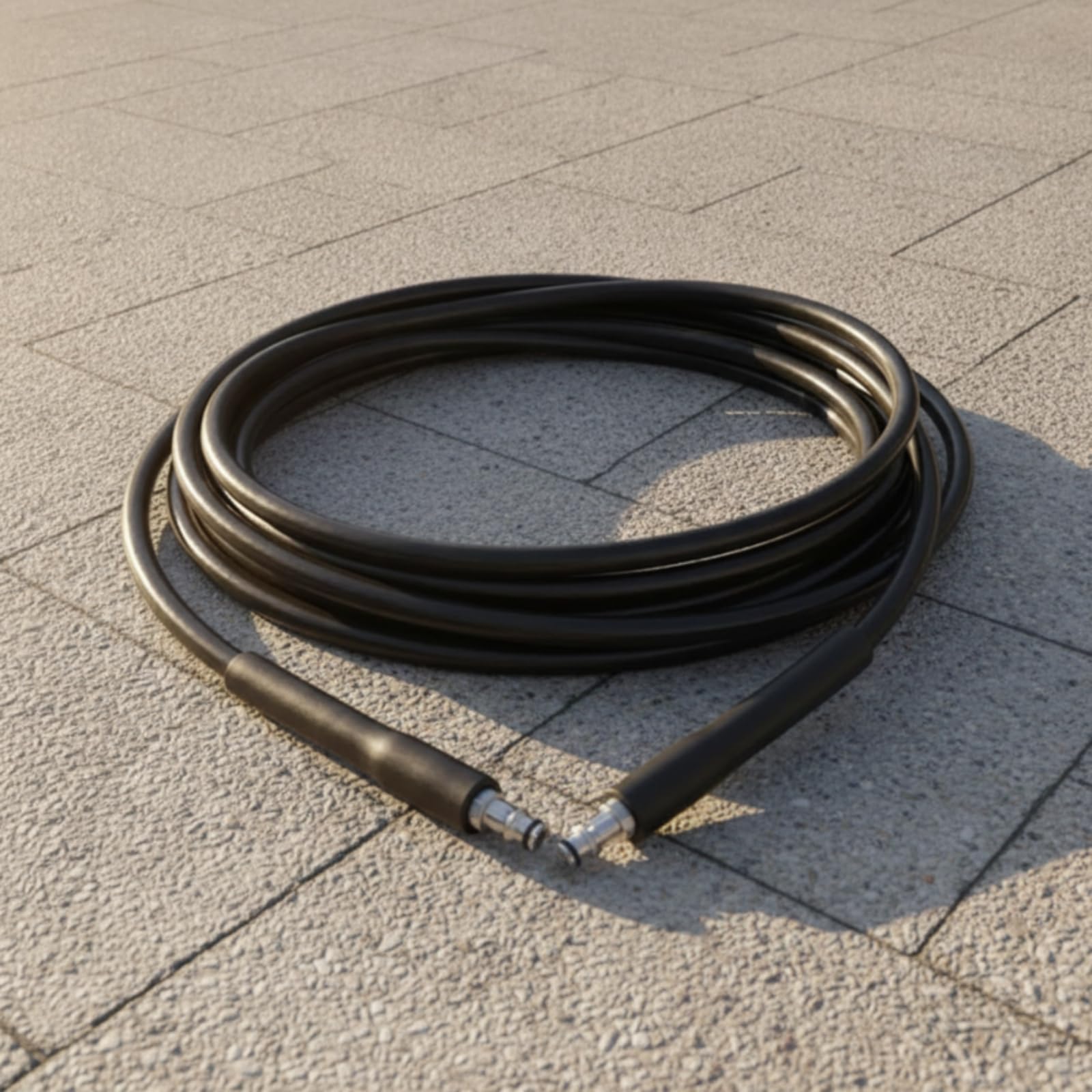 Flexible Nettoyeur Haute Pression Tuyau Haute Pression avec Raccords Universel Tuyau Renforcé pour Bricoleurs, Particuliers, Garage, 10 Mètres