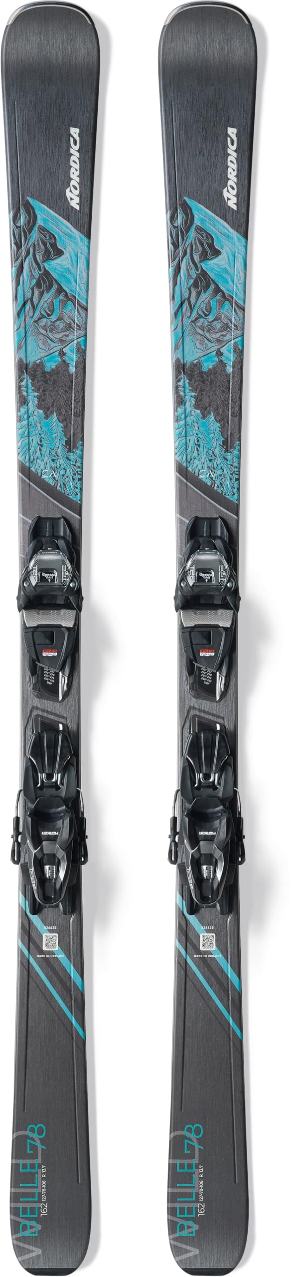 2026 Nordica Wildbelle 78 Women's Skis with TP2 Comp 10 bindings