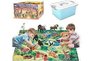 BOLZRA Safari Animal Toys for Unforgettable Animalistic Escapades